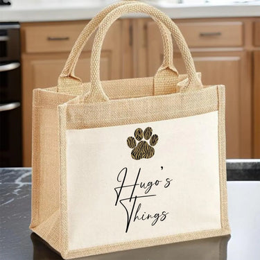 Custom Dog Accessory Tote - Pet Owner Present - Festive Puppy Bag - DENMARY